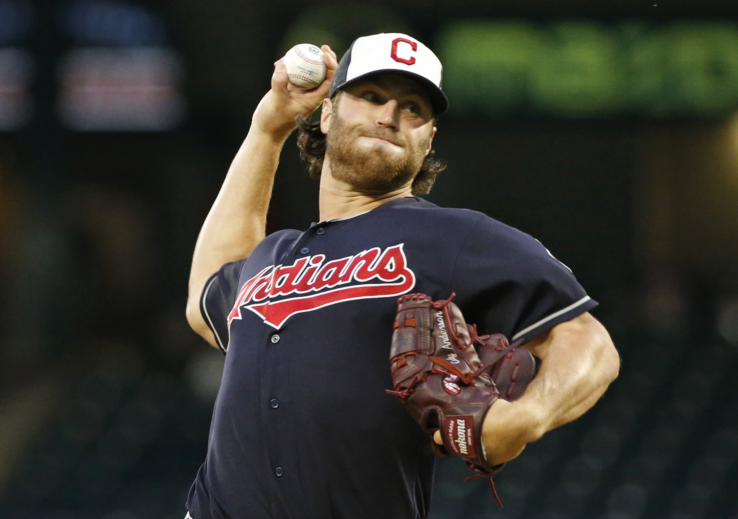 Anderson sharp for Indians in 9-1 win over Rangers