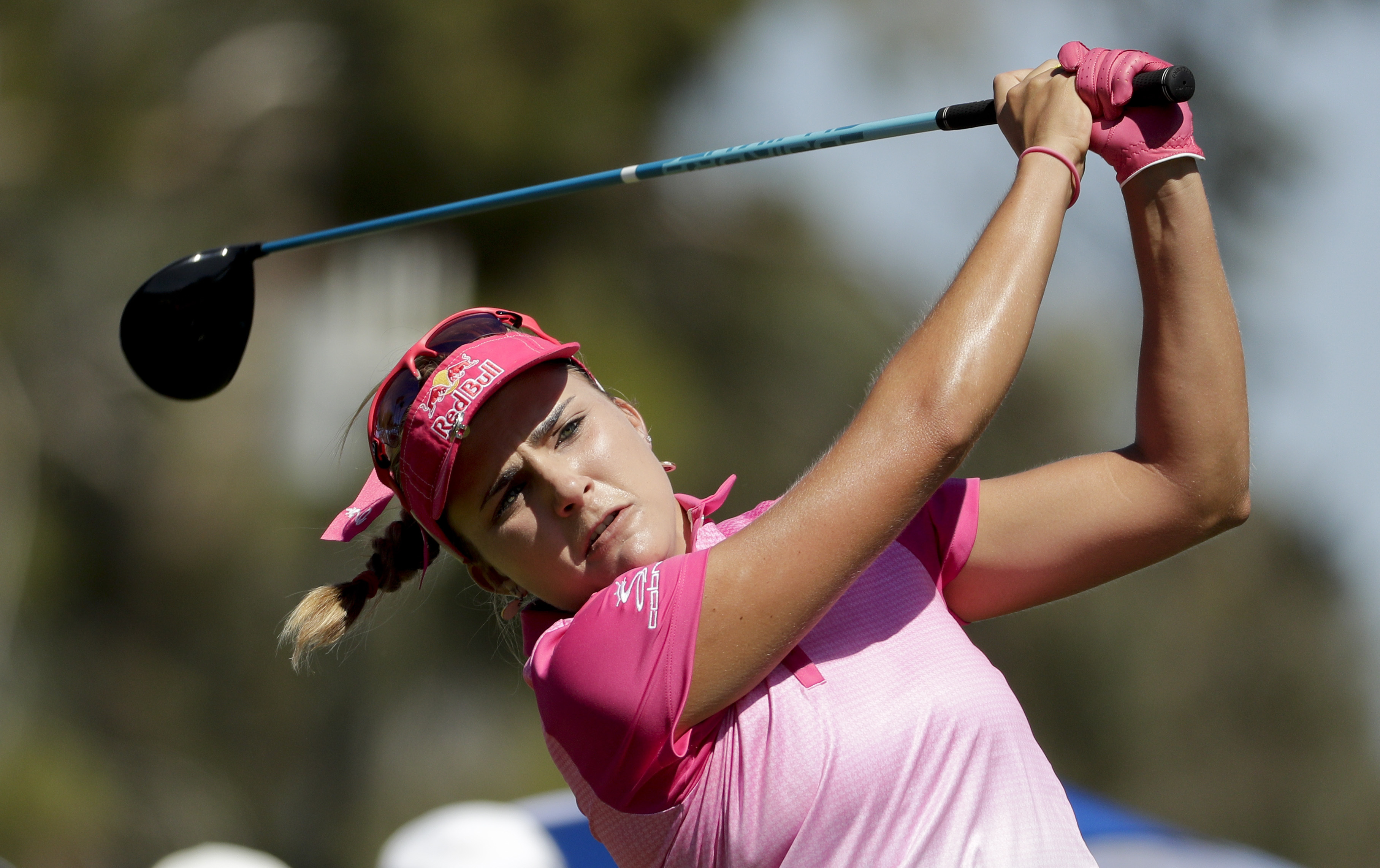 Lexi Thompson eagles 18th hole to take ANA Inspiration lead