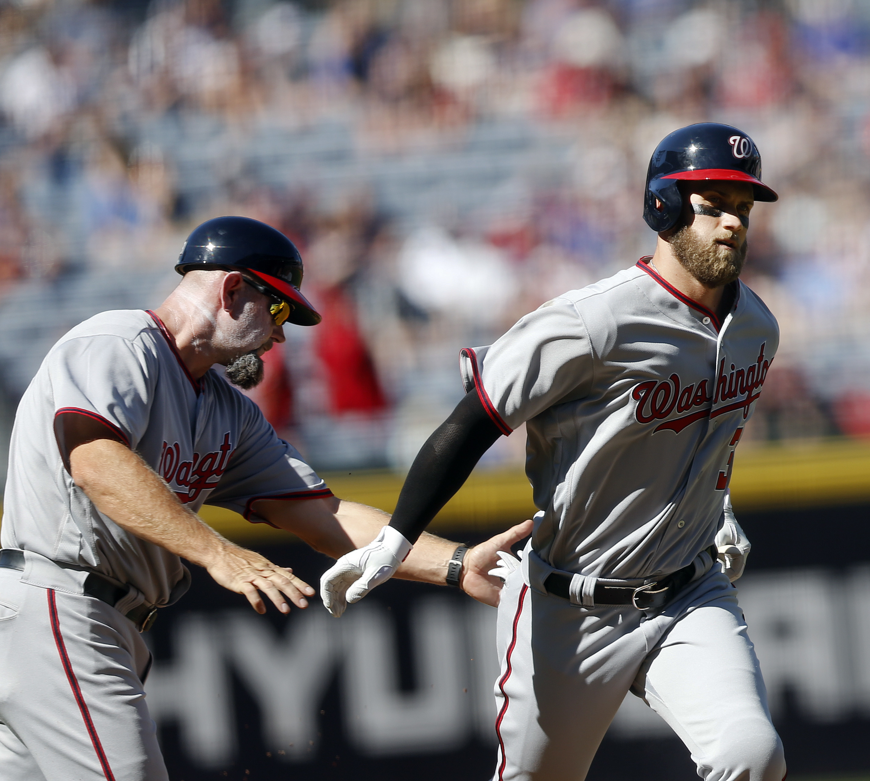 Nationals star Bryce Harper homers on opening day _ again