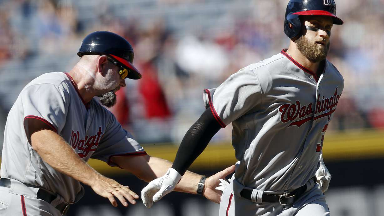 Nationals star Bryce Harper homers on opening day _ again