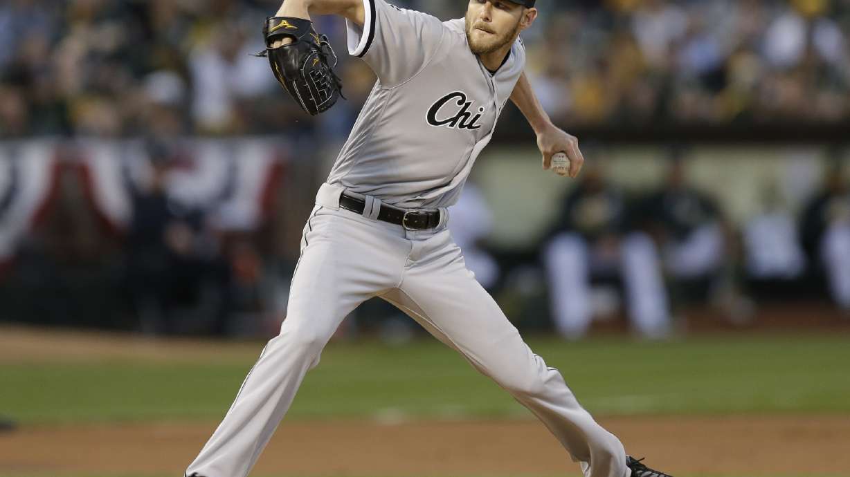 Sale pitches White Sox to 4-3 win at Oakland in opener