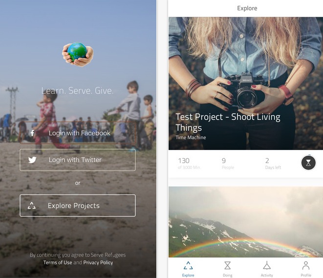 Refugee Center launches smartphone app