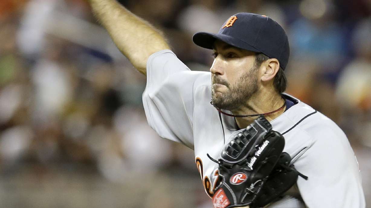 Kinsler's 4 RBIs help Tigers beat Marlins 8-7 in 11 innings