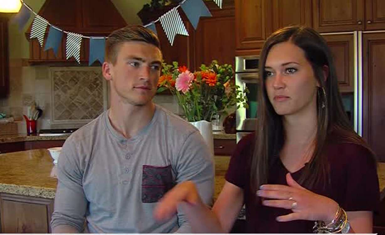 Jordan and Jessica Carver. Photo: Adam Sotelo/KSL-TV