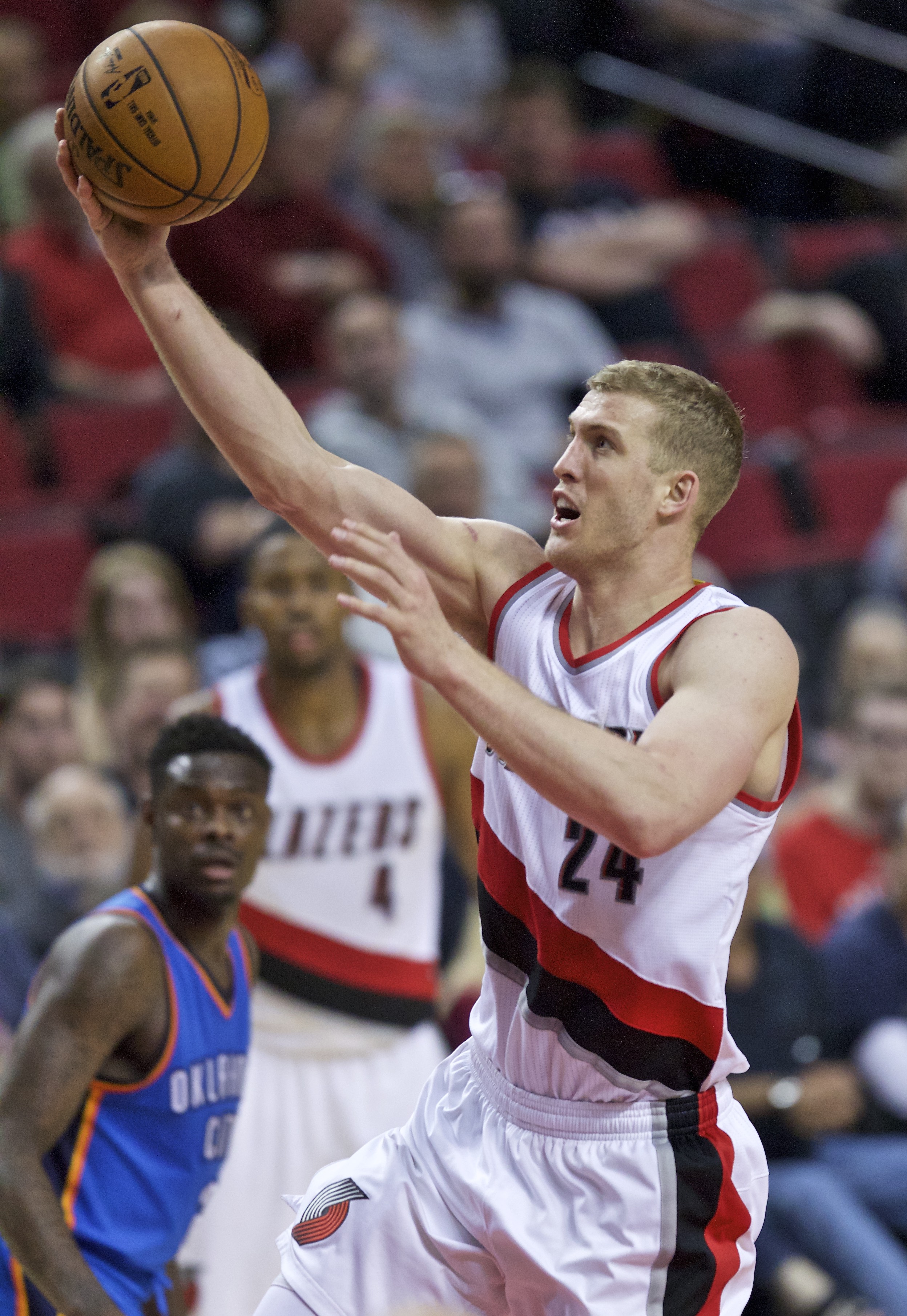 Trail Blazers defeat Thunder 120-115, clinch playoff berth