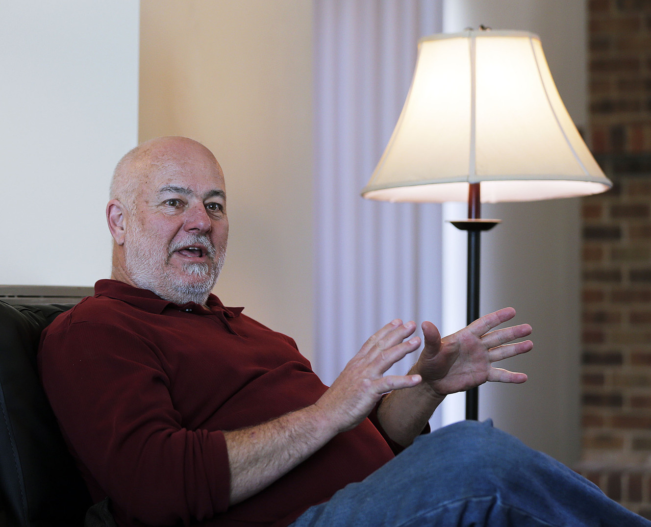 Senior Pastor James Wakefield of the Good Shepherd Lutheran Church talks about the Salt Lake County Milestone Transitional Living Program in Sandy on Wednesday, April 6, 2016. (Photo: Ravell Call, Deseret News)