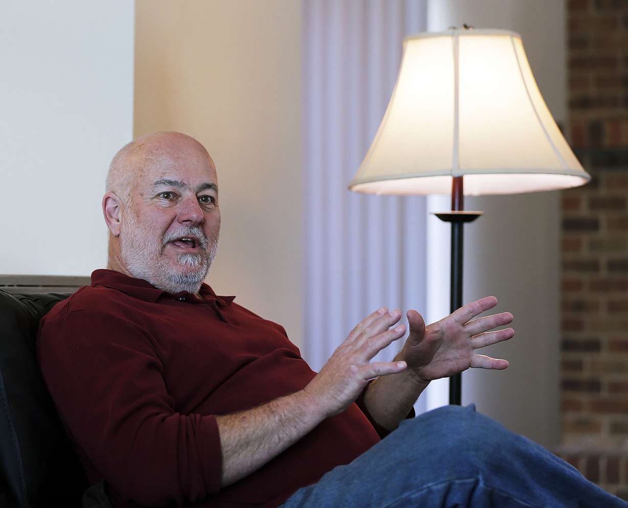 Senior Pastor James Wakefield of the Good Shepherd Lutheran Church talks about the Salt Lake County Milestone Transitional Living Program in Sandy on Wednesday, April 6, 2016. (Photo: Ravell Call, Deseret News)