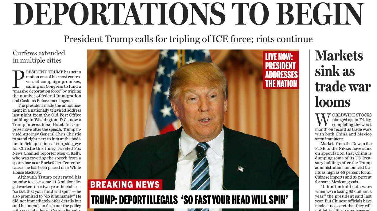 Trump calls Boston Globe "worthless" in response to satire
