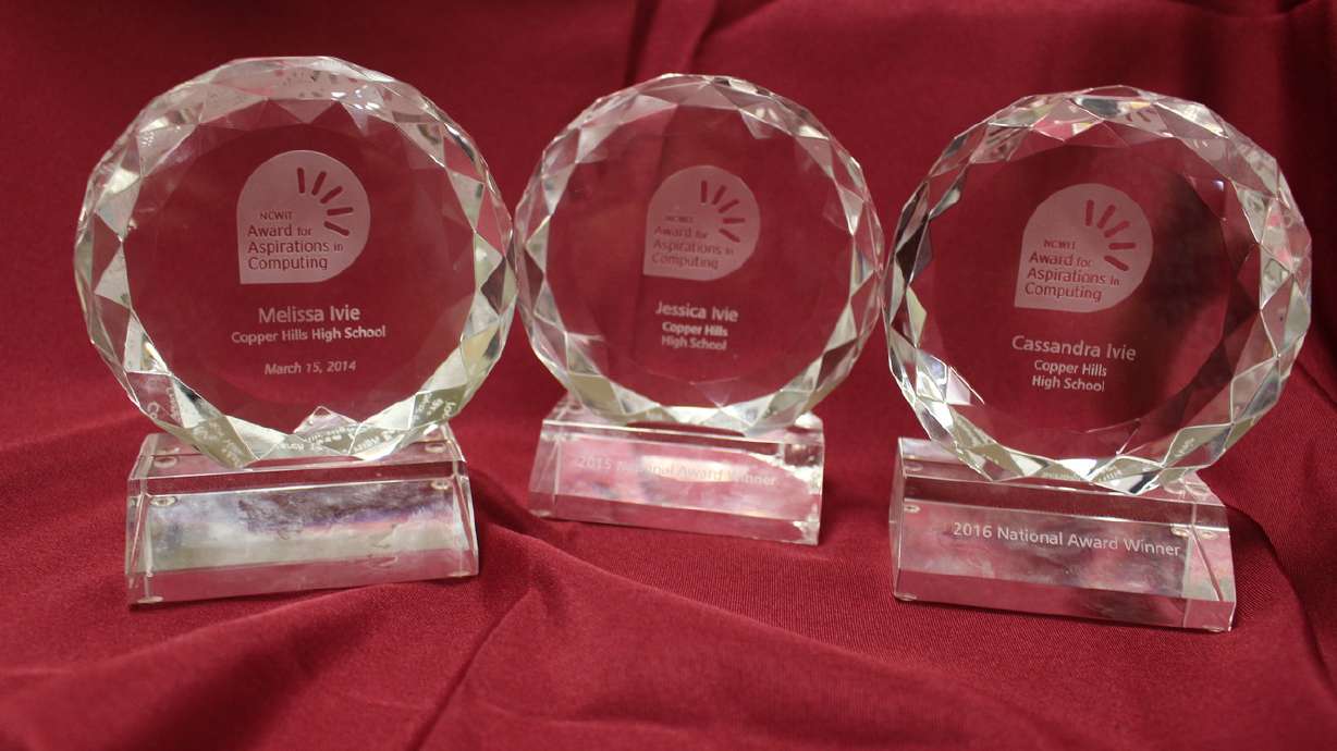 3 Utah sisters win prestigious national computer science award