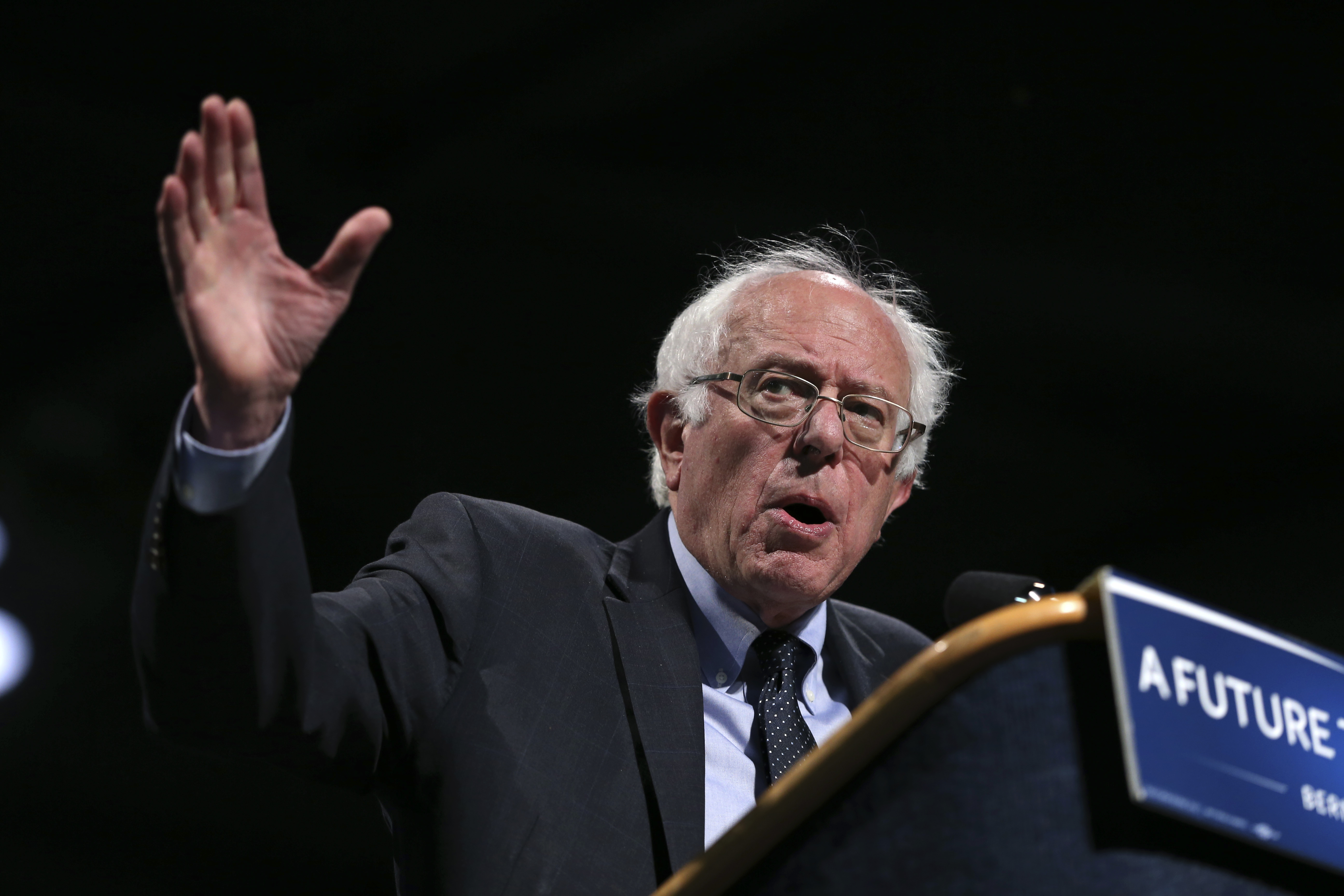 Sanders tours Roosevelt site, says nation can learn from FDR