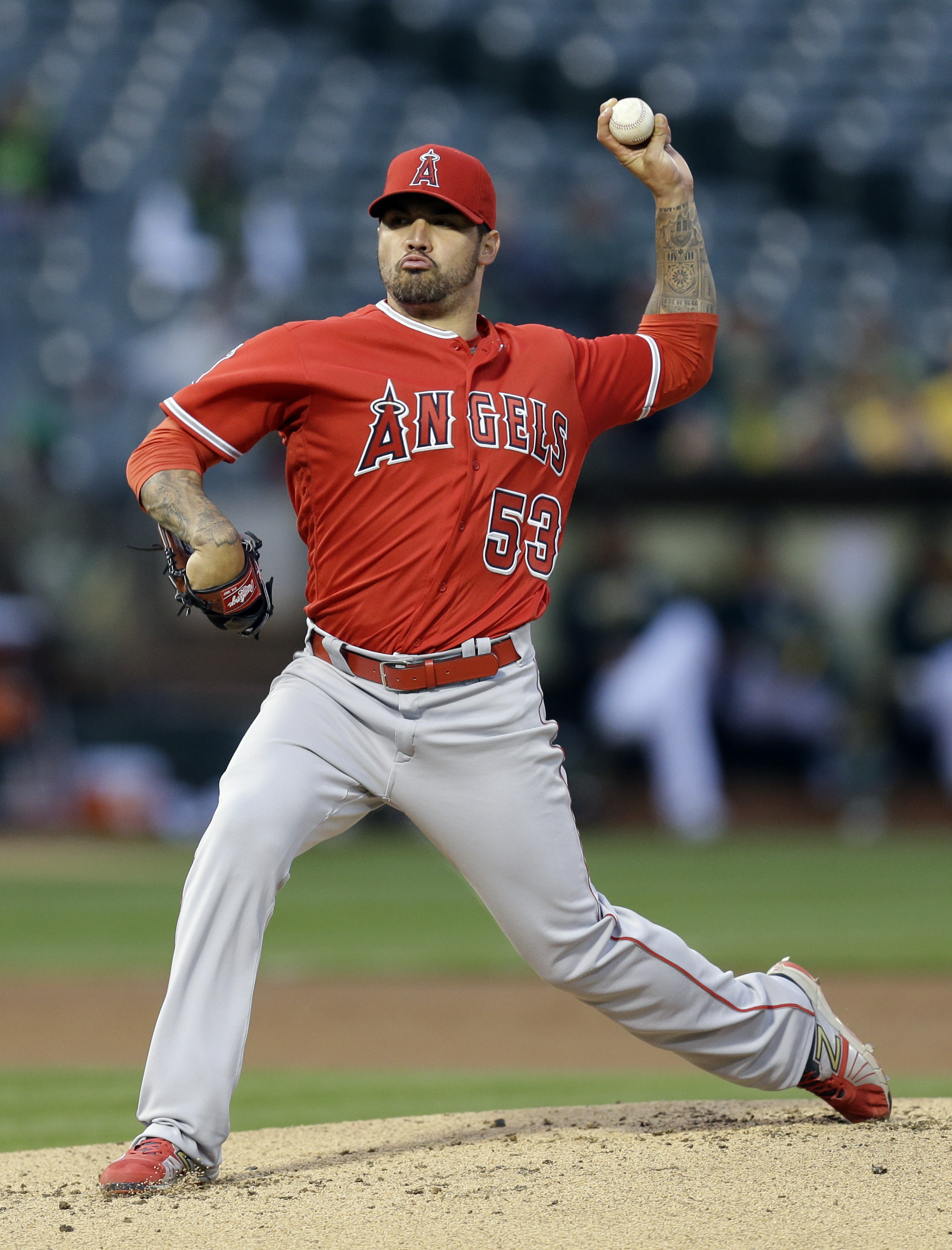 Soto powers Angels past A's on ninth-inning home run