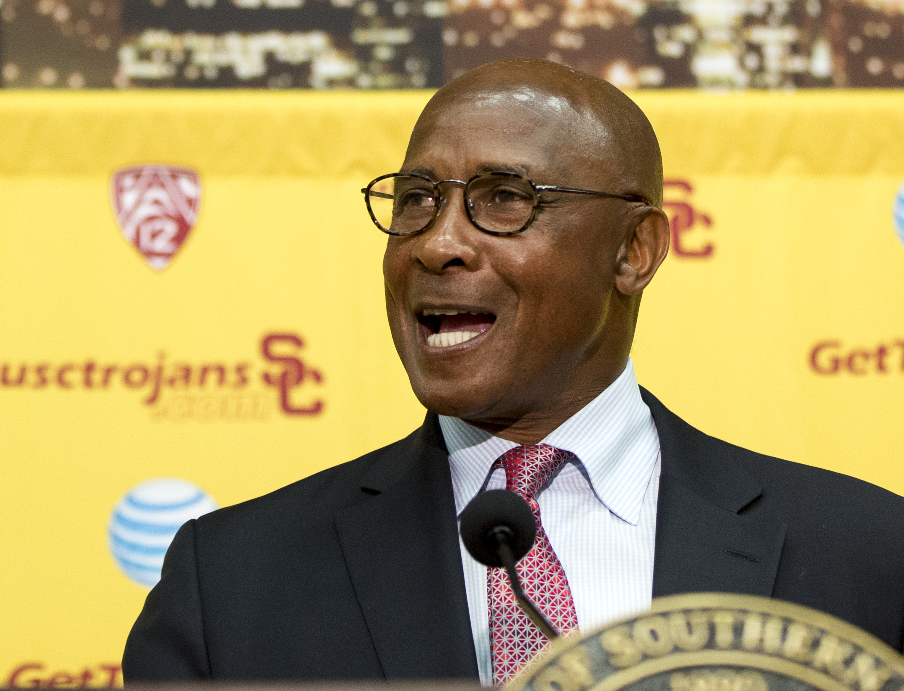 New USC AD Swann supports Helton, touts Trojans' progress