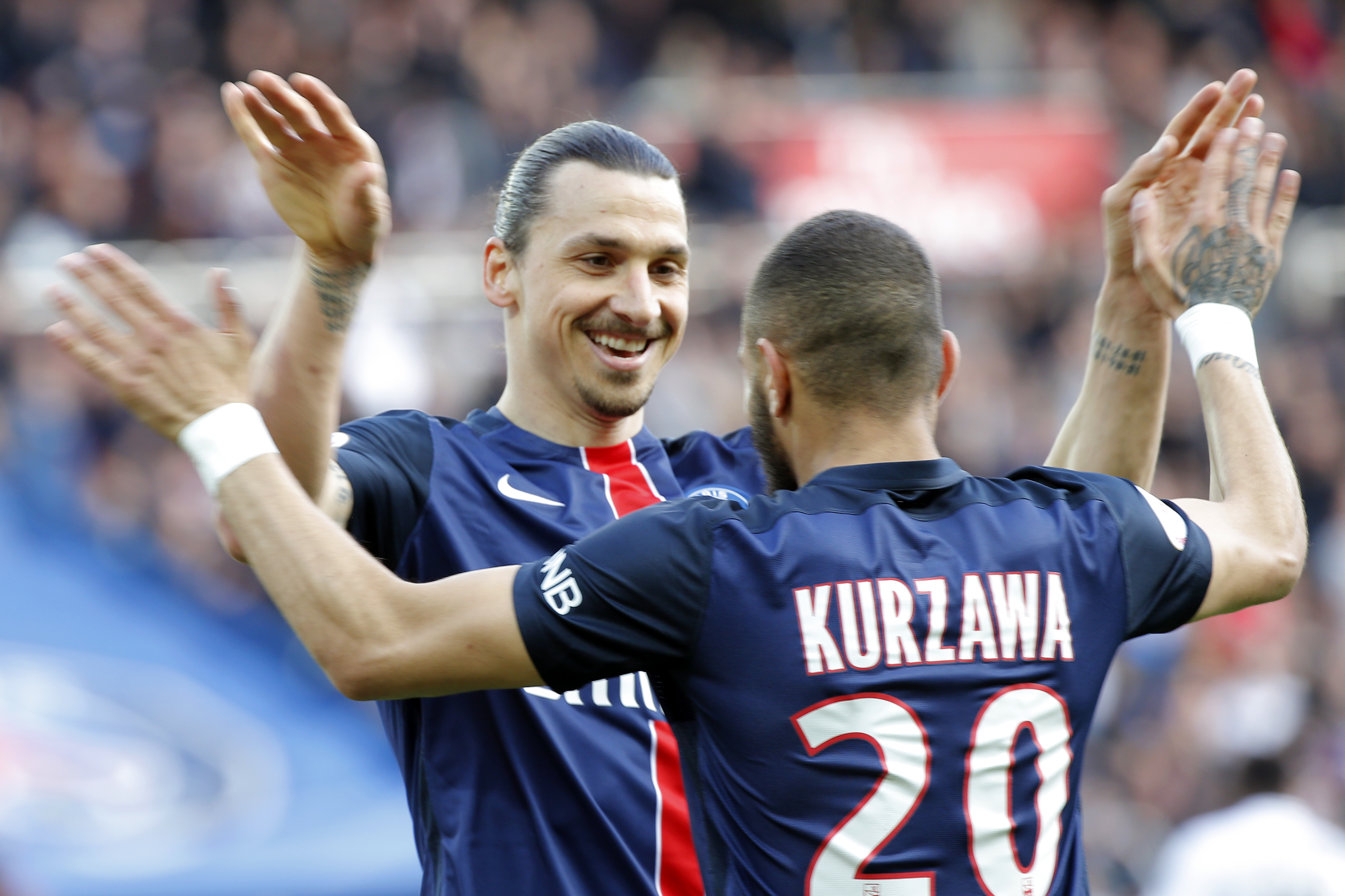 Ibrahimovic sets personal goal record as PSG routs Caen 6-0