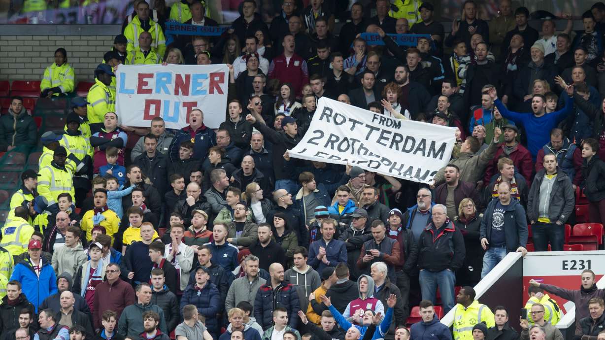 More turmoil for relegated Aston Villa as directors quit