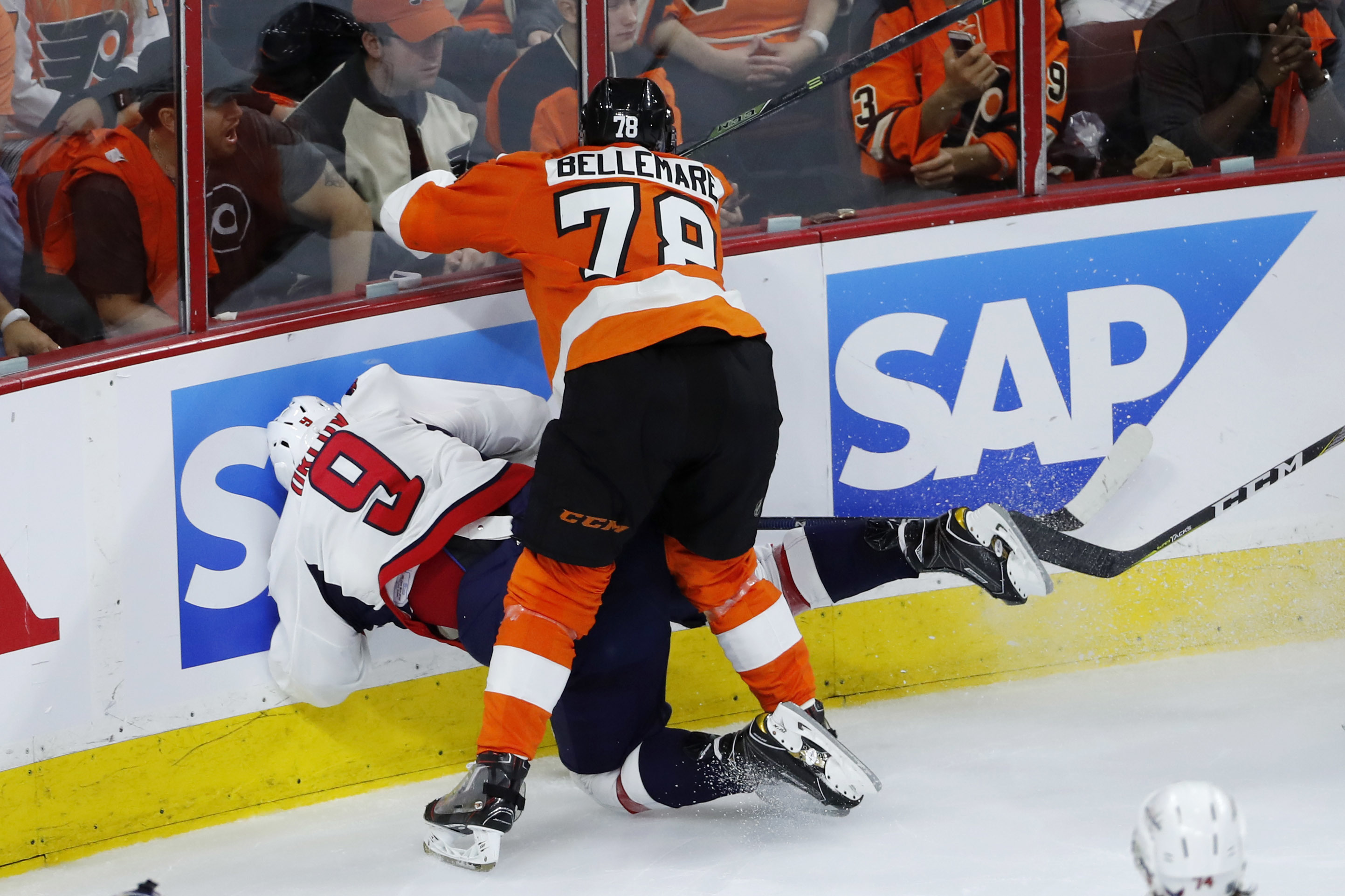 Flyers' Bellemare suspended 1 game for hit from behind
