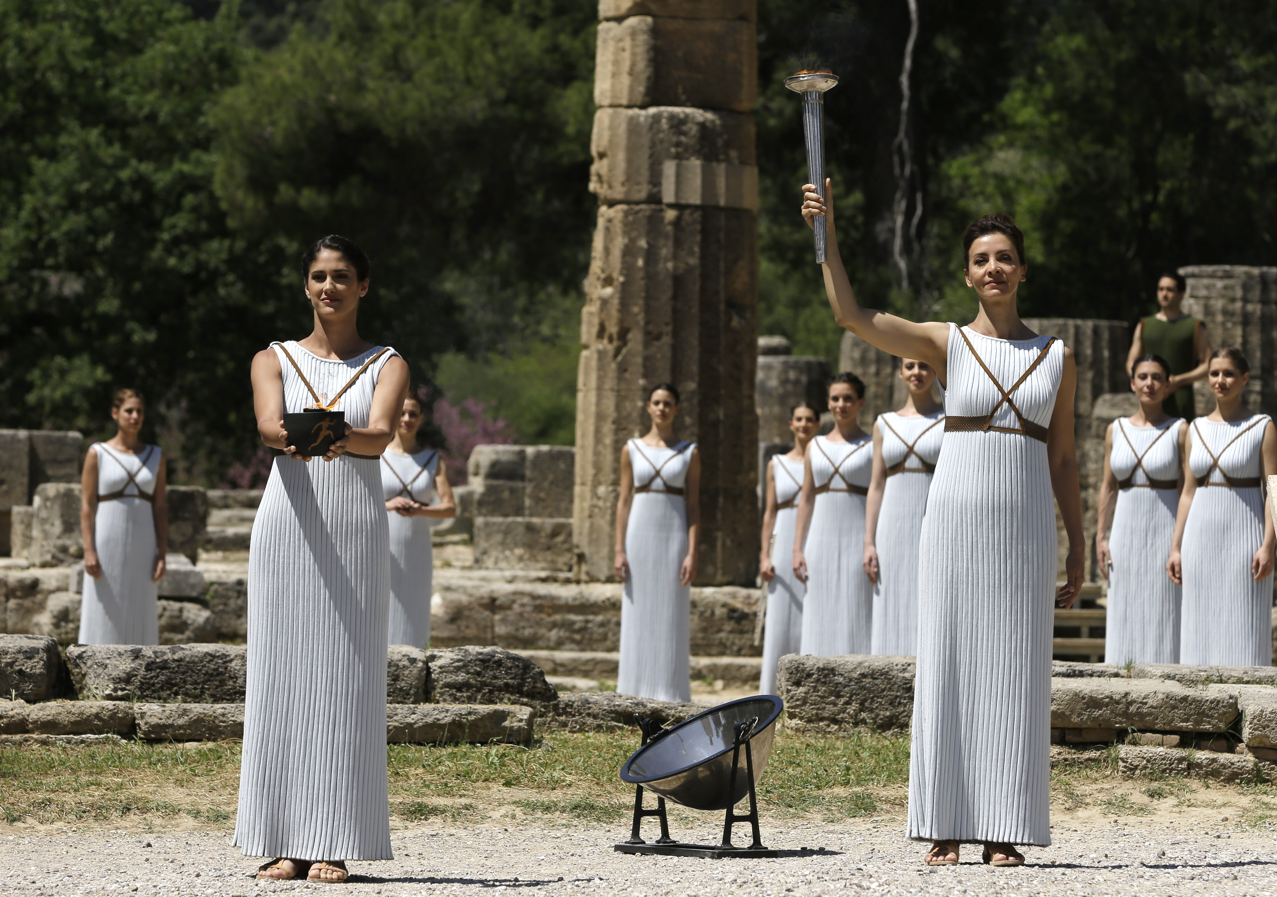 Flame for Rio Olympics is lit at birthplace of ancient Games