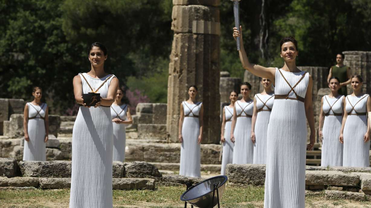 Flame for Rio Olympics is lit at birthplace of ancient Games