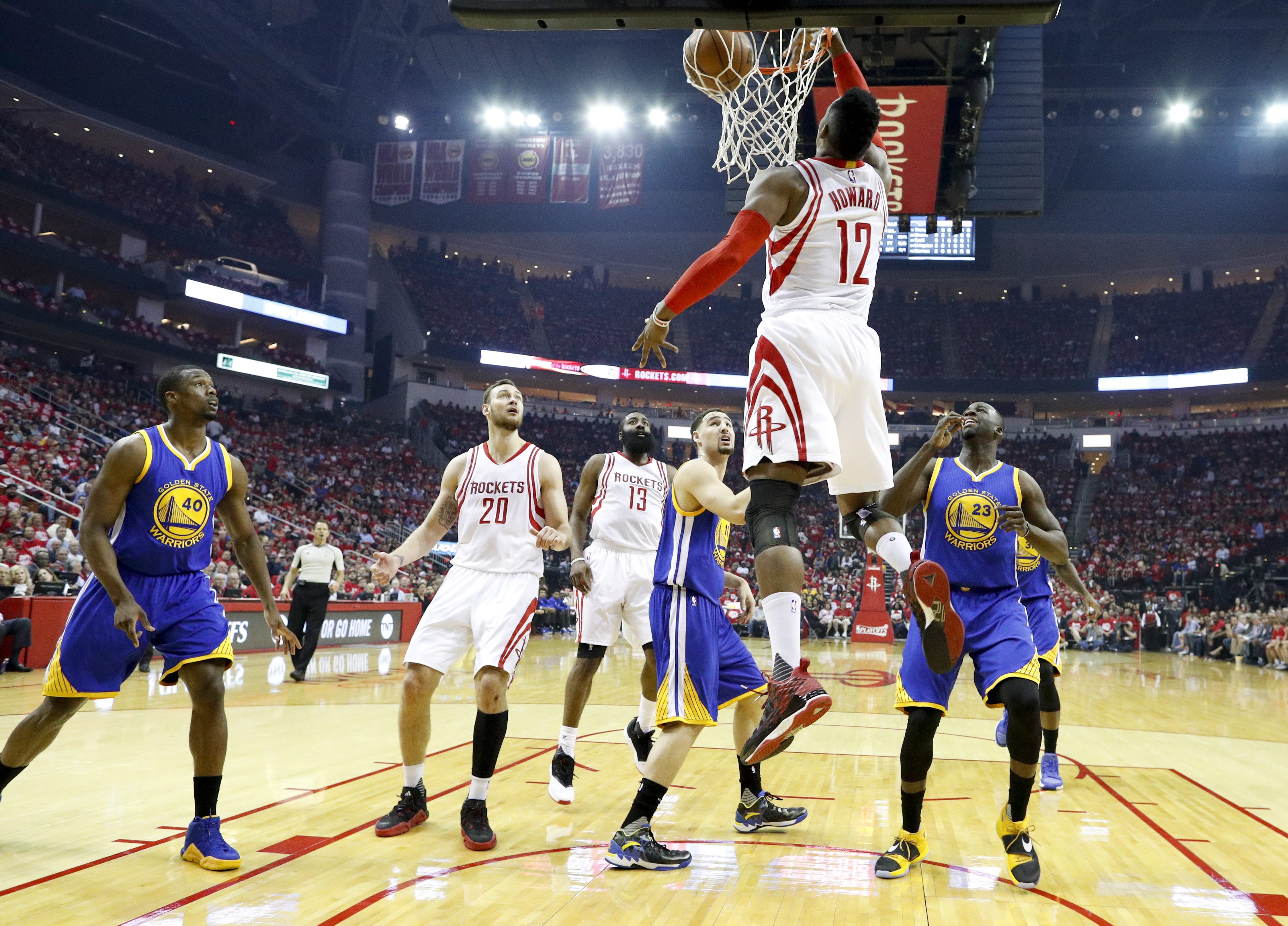 Harden's late shot lifts Rockets over Warriors 97-96