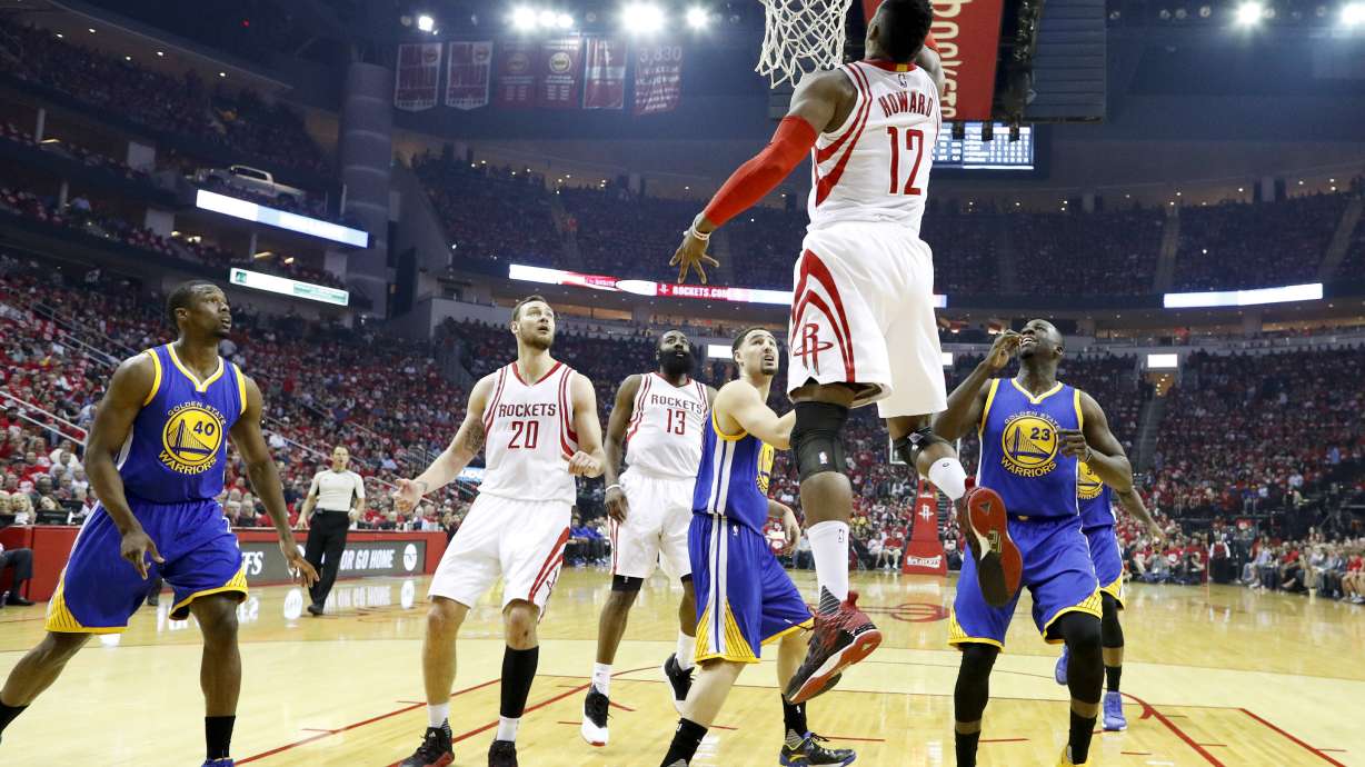 Harden's late shot lifts Rockets over Warriors 97-96