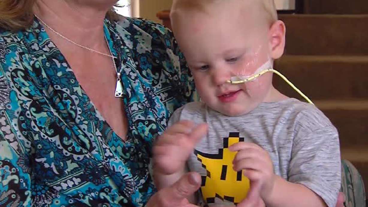 Toddler who nearly drowned in cooler makes amazing recovery