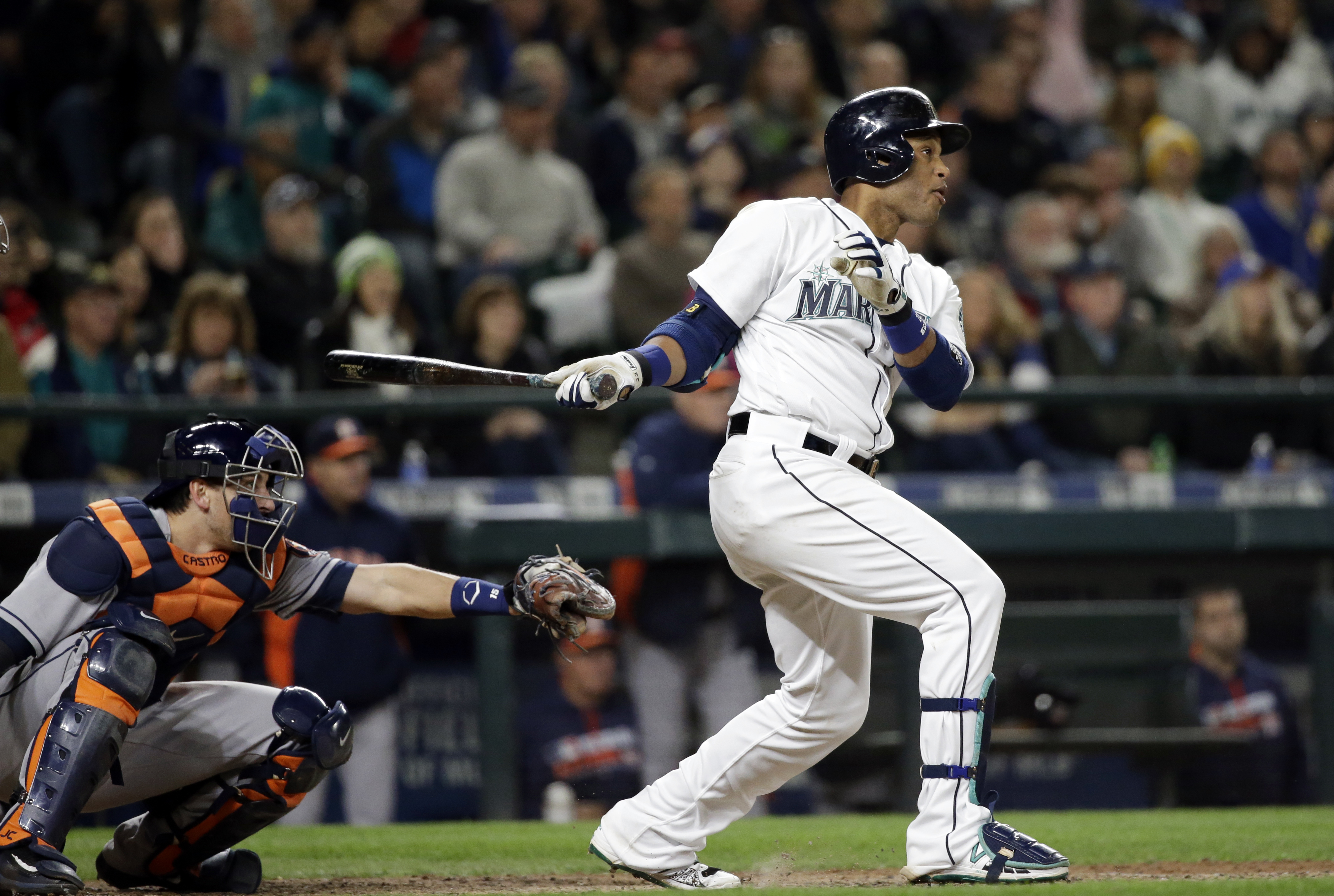 Cano drives in 6, Karns solid as Mariners beat Astros 11-1