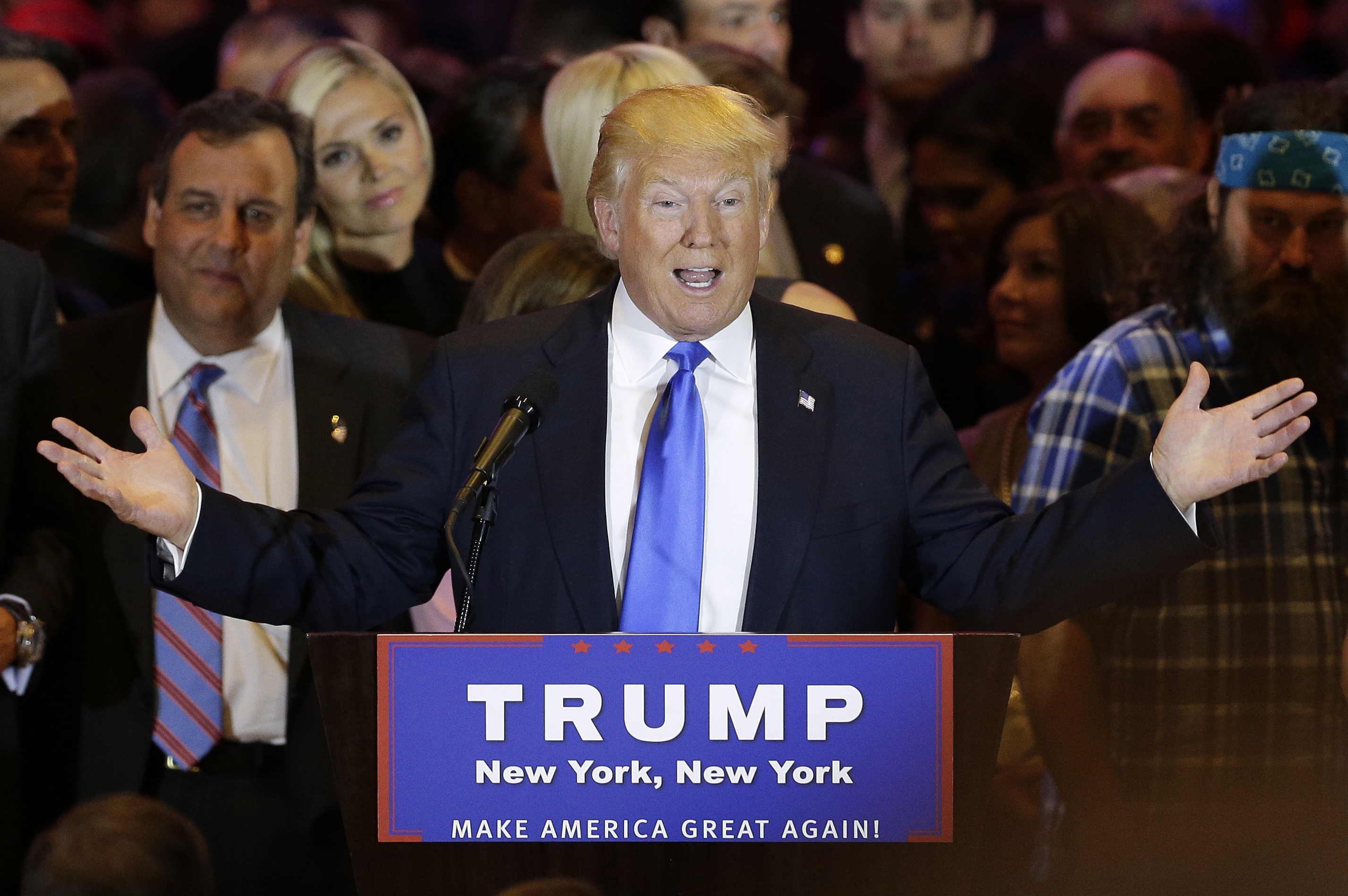 The Latest: Trump mocks Cruz choice of Fiorina for VP