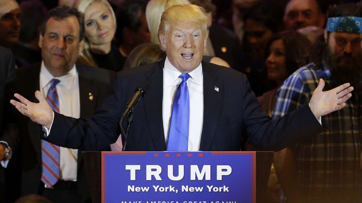 The Latest: Trump mocks Cruz choice of Fiorina for VP