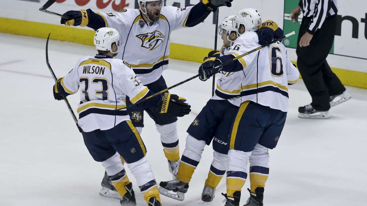 Predators edge Ducks 2-1 in Game 7, advance to 2nd round