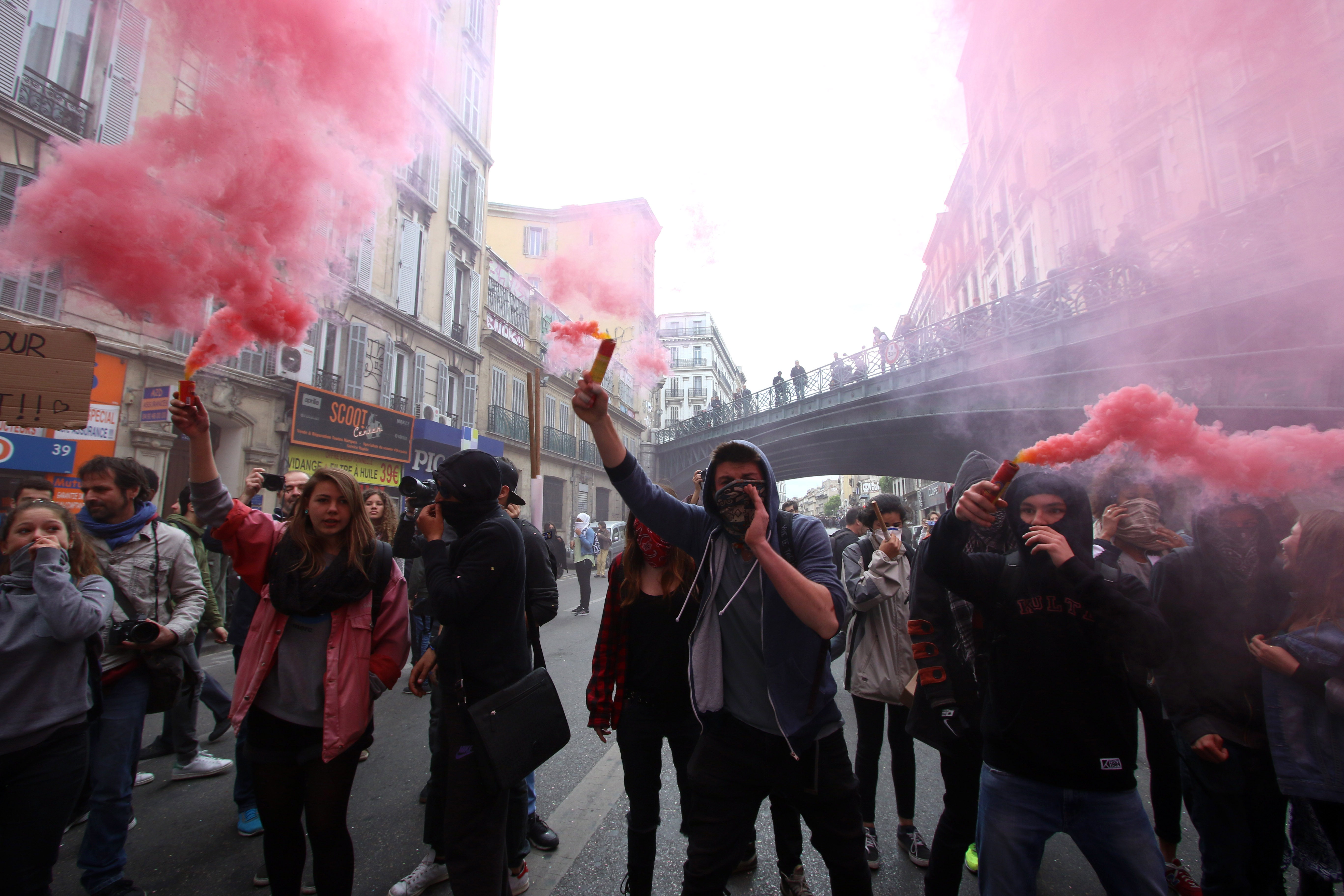 Strikes, protests in France against disputed labor reforms