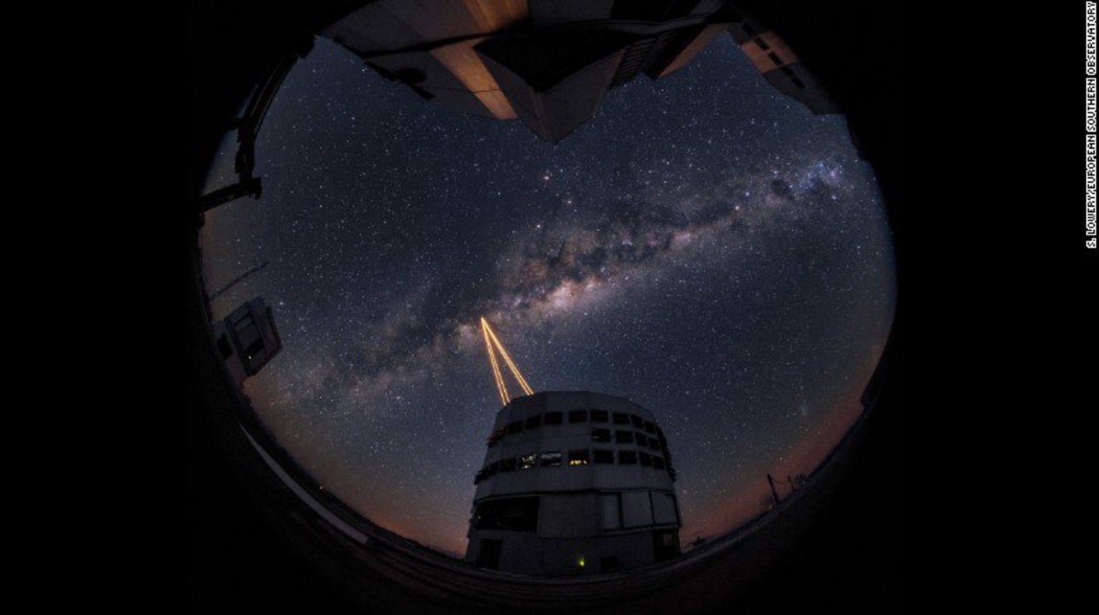 Astronomers fire up powerful lasers to get clearer view of space