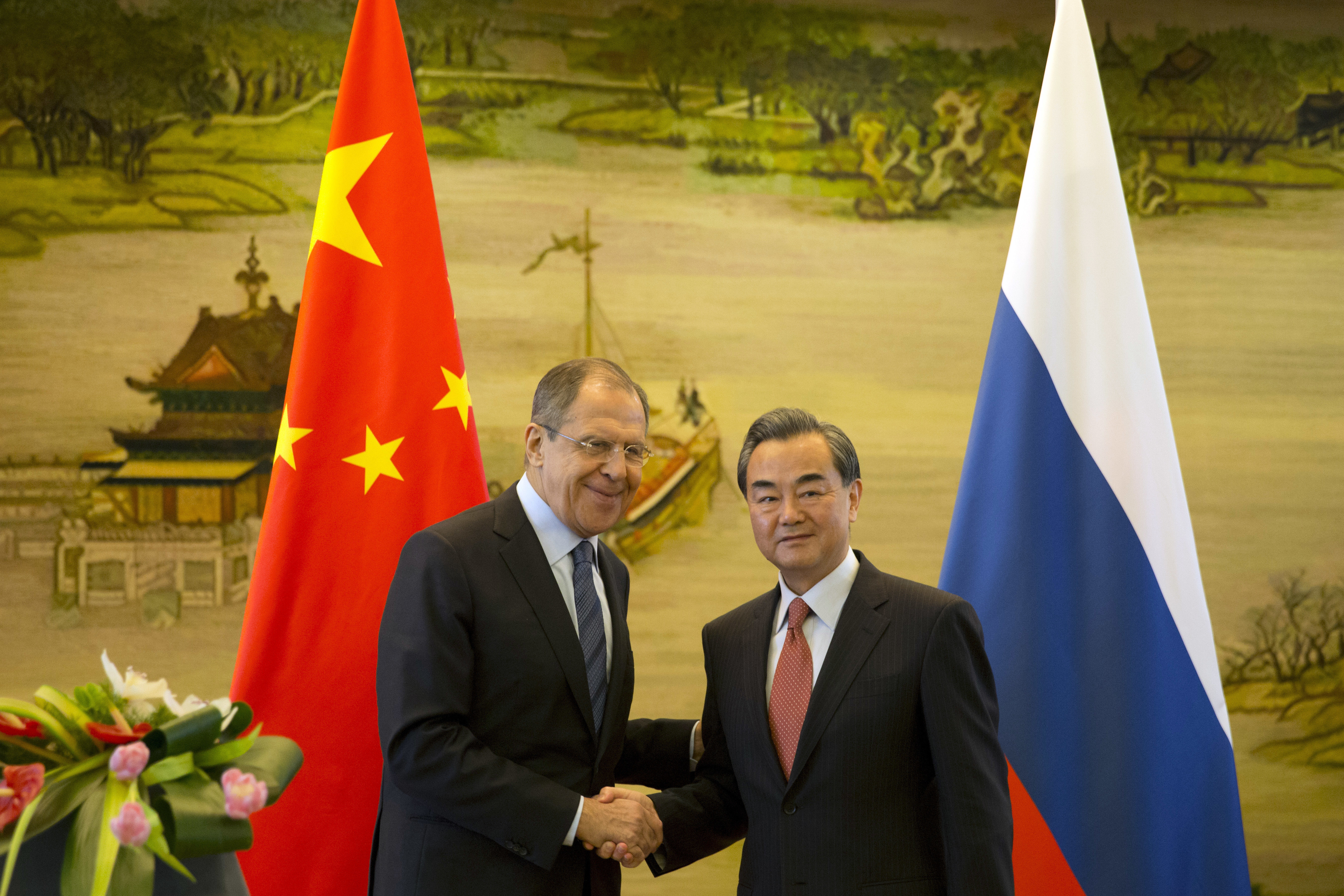 Russia, China in agreement on North Korea, South China Sea