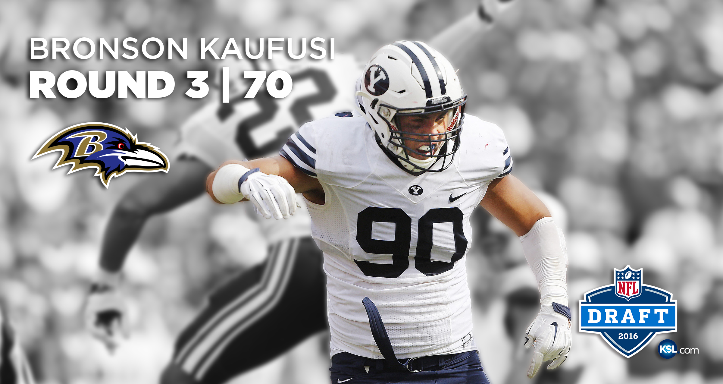 NFL: Baltimore Ravens draft BYU's Bronson Kaufusi in third round