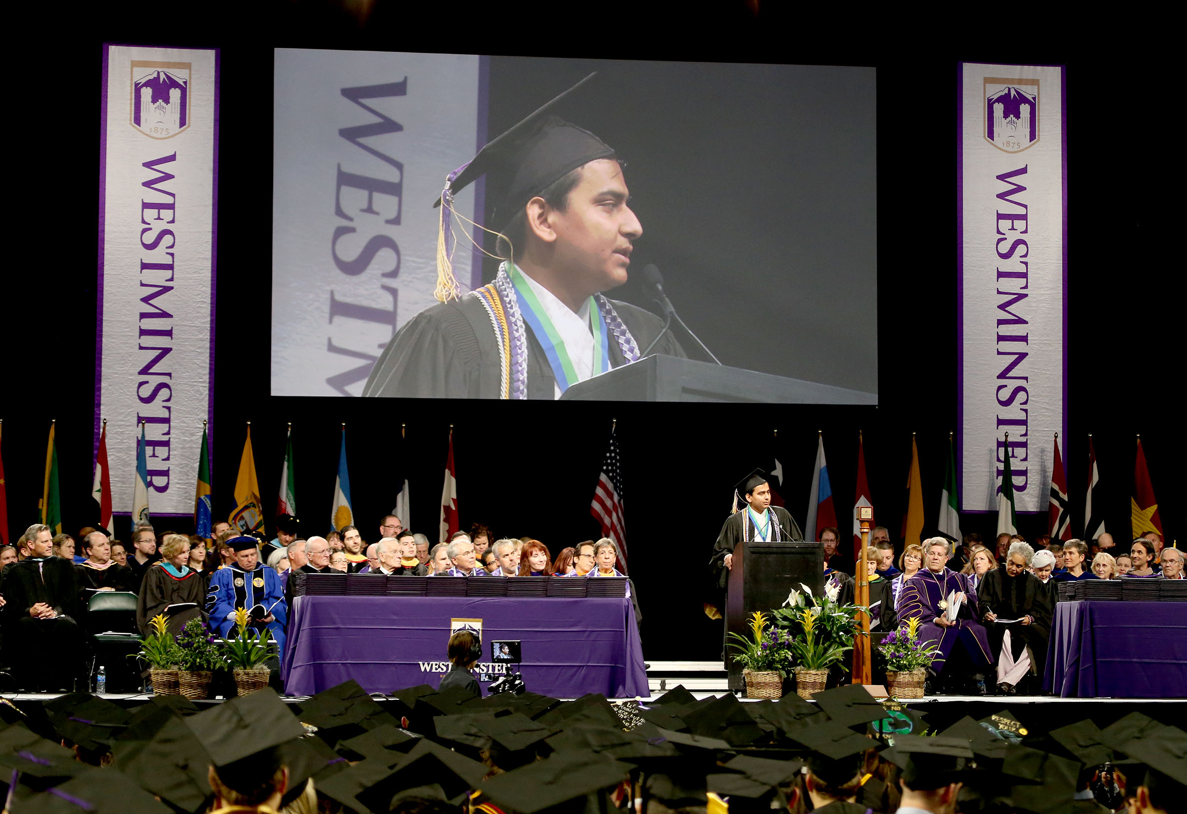 ‘Don't be afraid to unmask yourself,' Westminster graduates urged