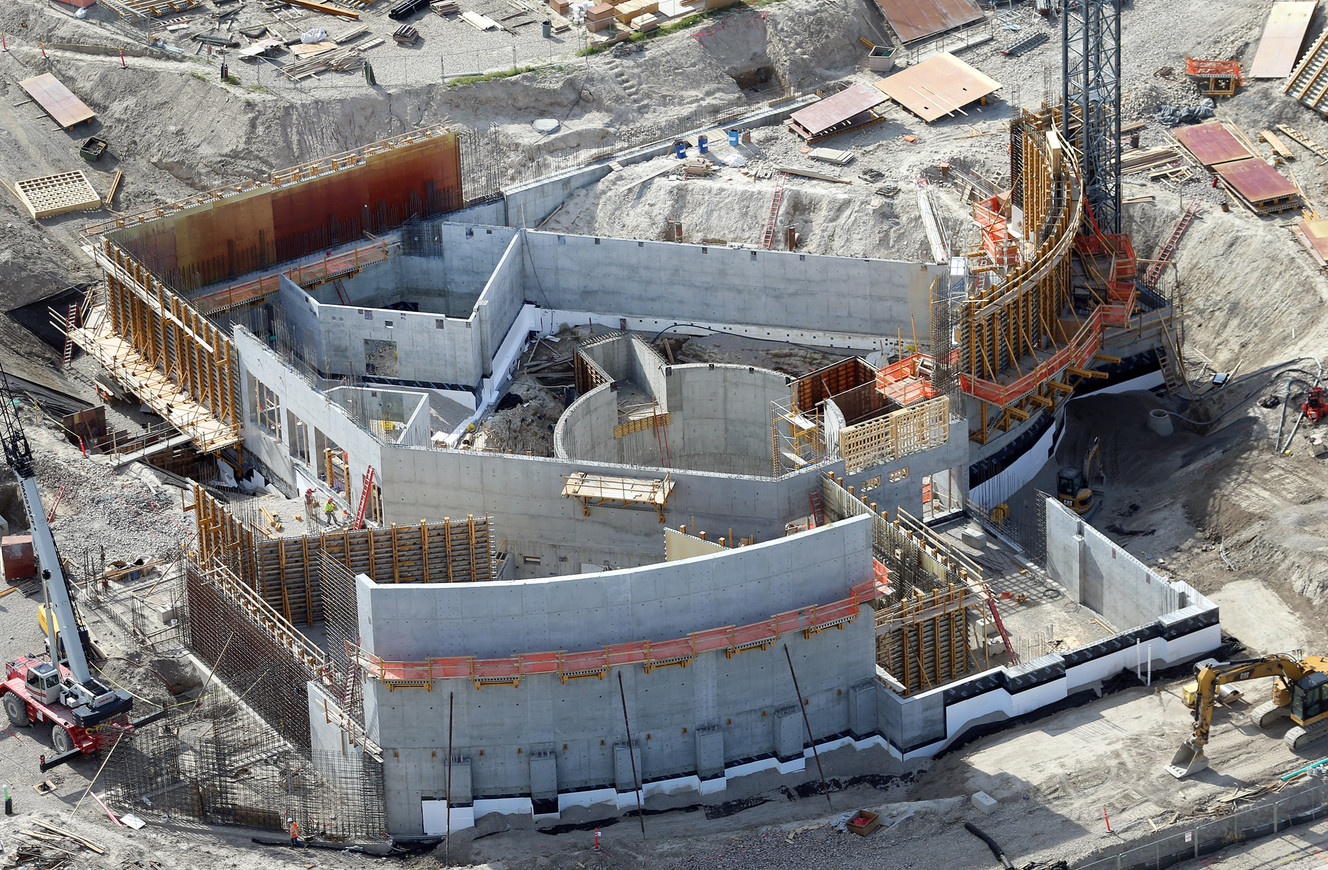 Construction on the Hale Centre Theatre in Sandy continues on Wednesday, May 4, 2016. (Photo: Scott G Winterton, Deseret News)