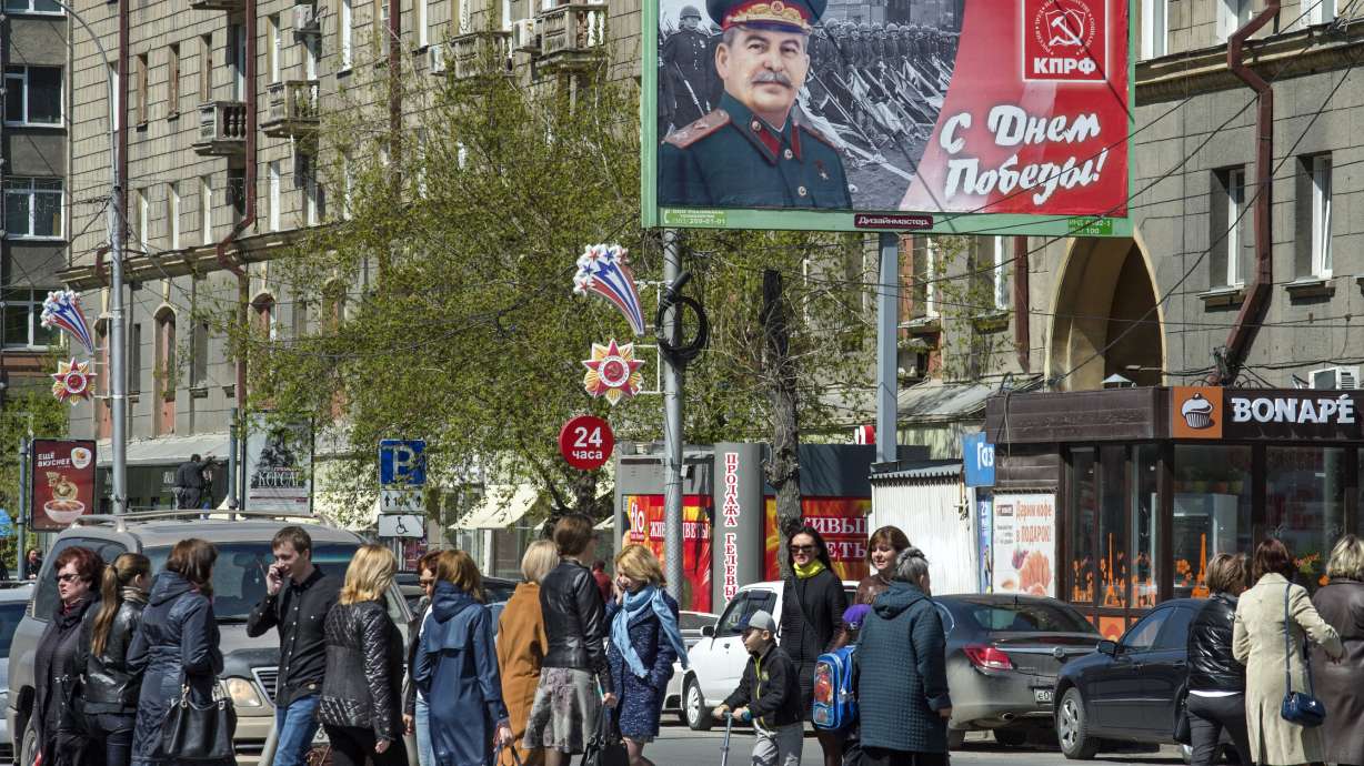 Dozens of billboards honoring Stalin put up in Russian city