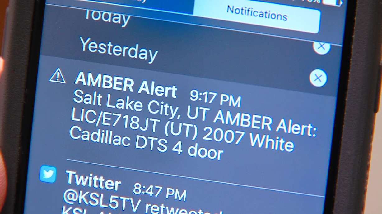 Amber Alert test notification sent out this past weekend via text, email; next test in August