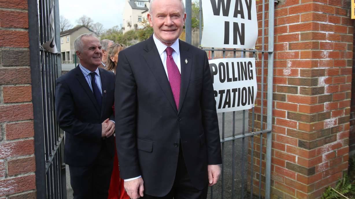 Democratic Unionists, Sinn Fein keep grip on N.Ireland power