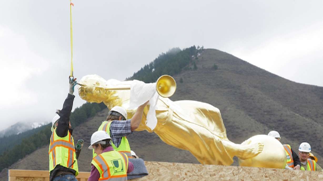 LDS Church update: Star Valley Wyoming Temple gets Angel Moroni statue, Bells on Temple Square to perform