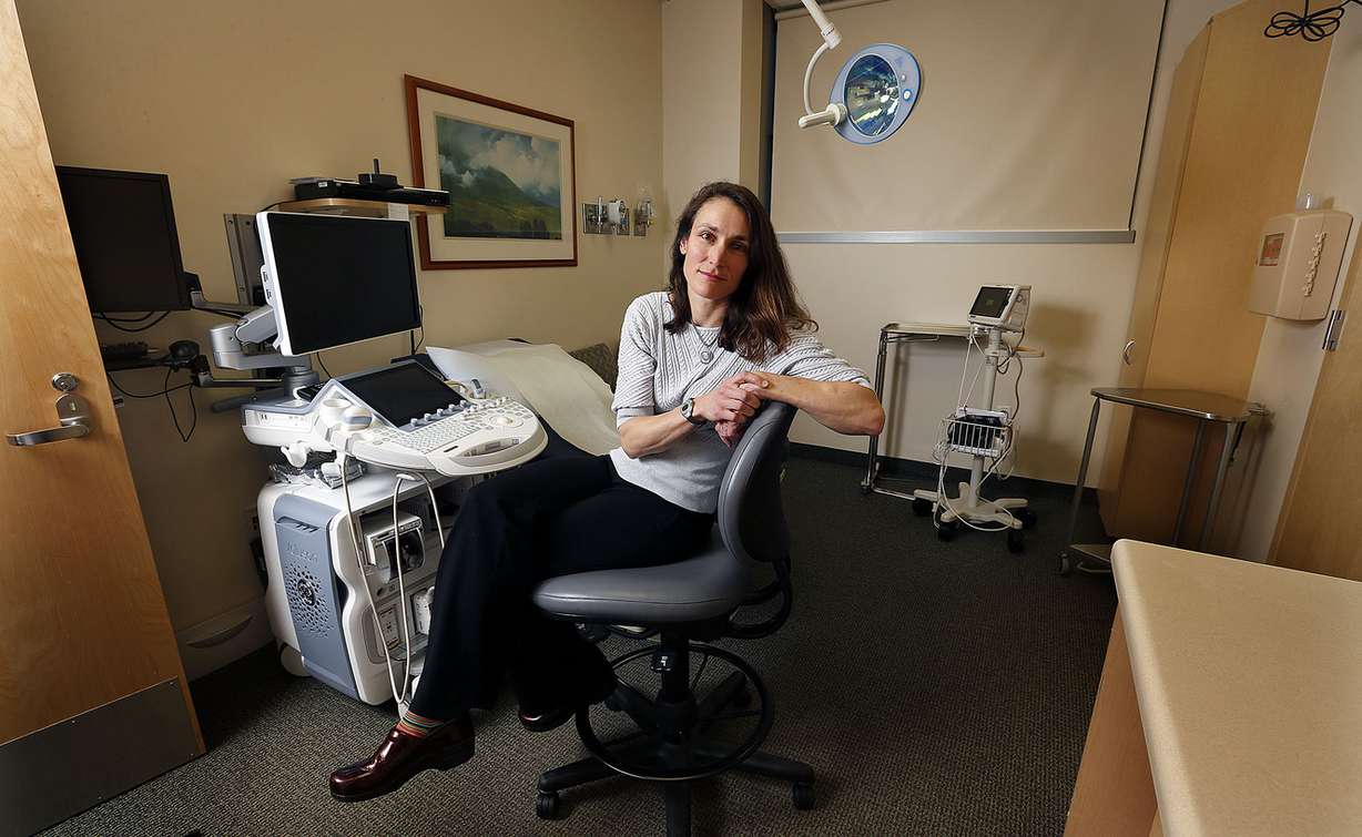 Dr. Lexi Grosvenor Eller poses for a portrait at Intermountain Medical Center in Murray on Friday, May 6, 2016. (Photo: Ravell Call, Deseret News)
