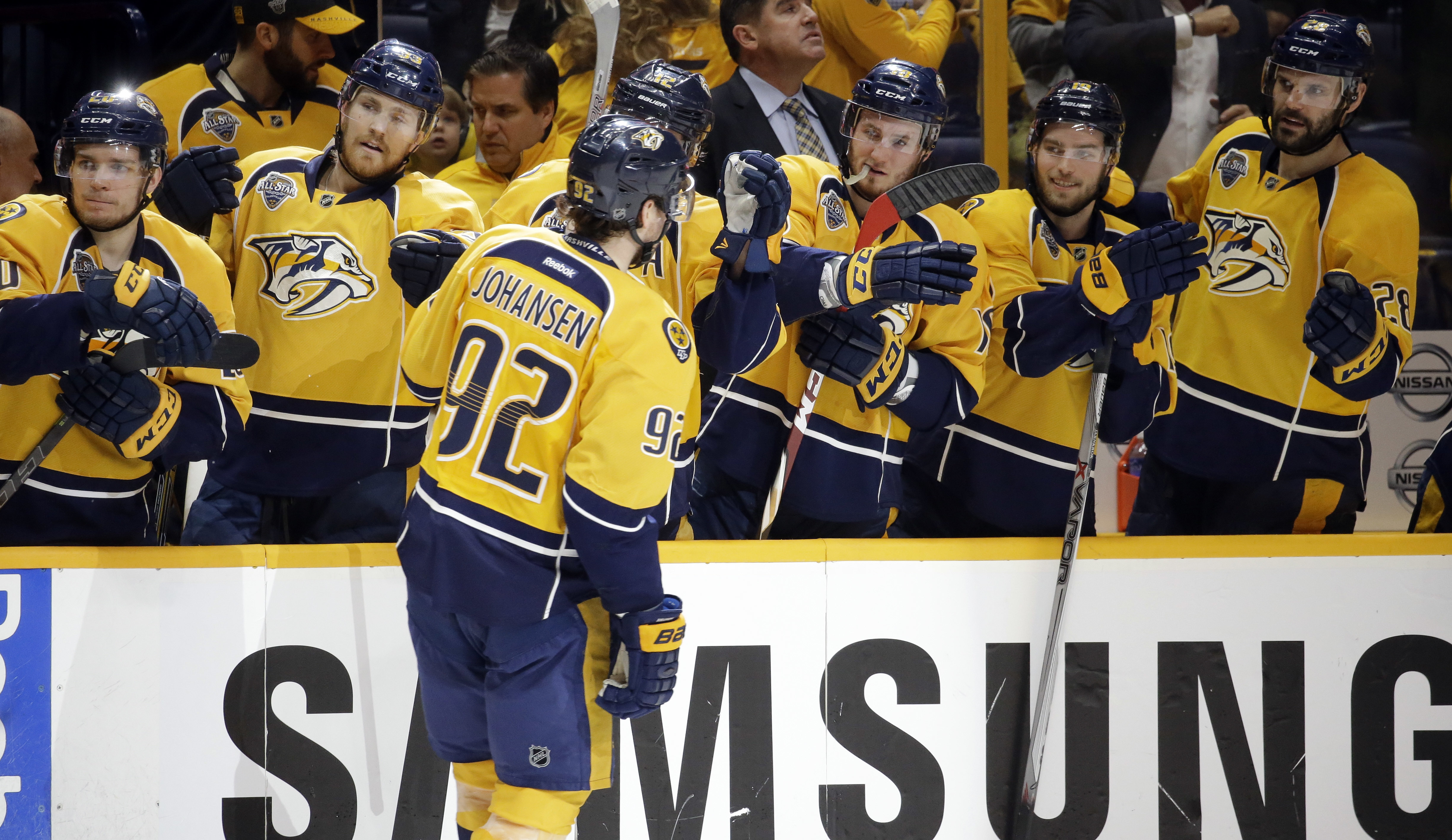 Predators force another Game 7 by beating Sharks 4-3 in OT