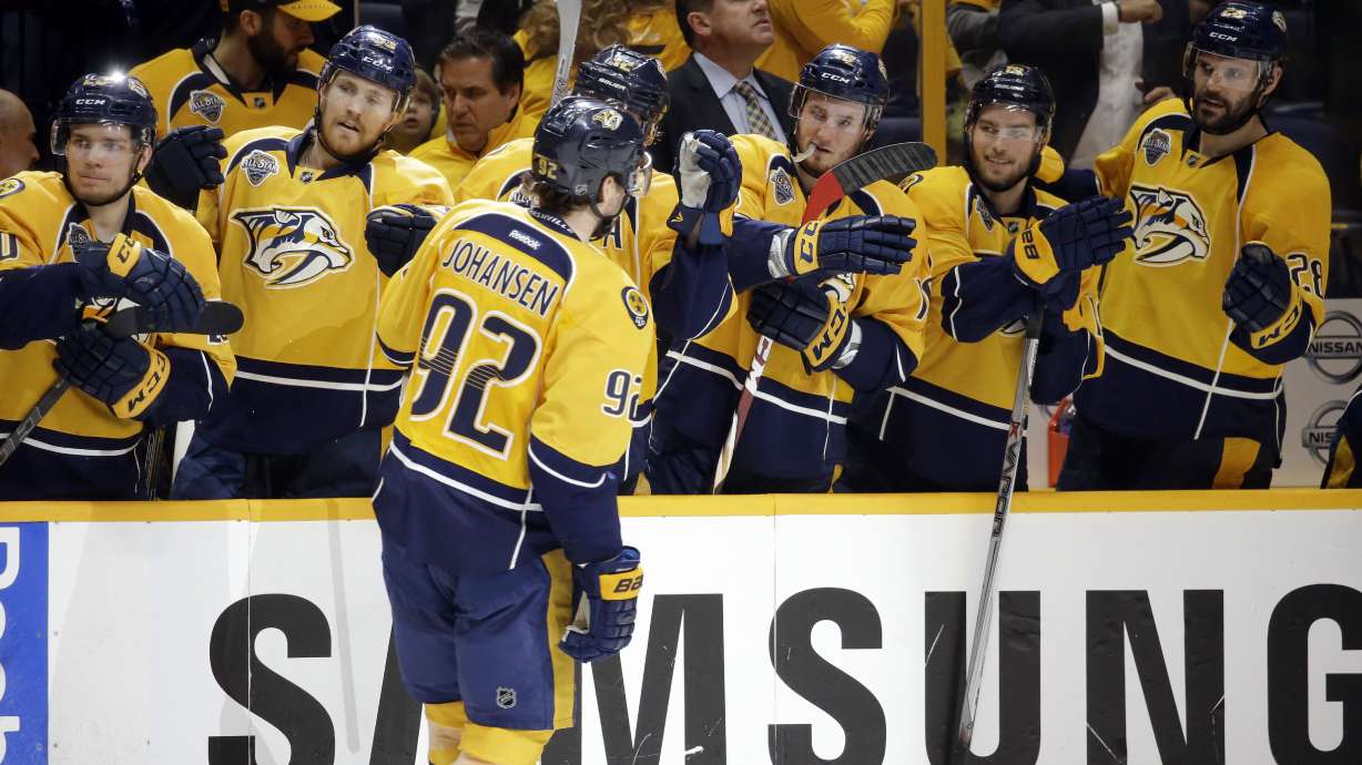 Predators force another Game 7 by beating Sharks 4-3 in OT