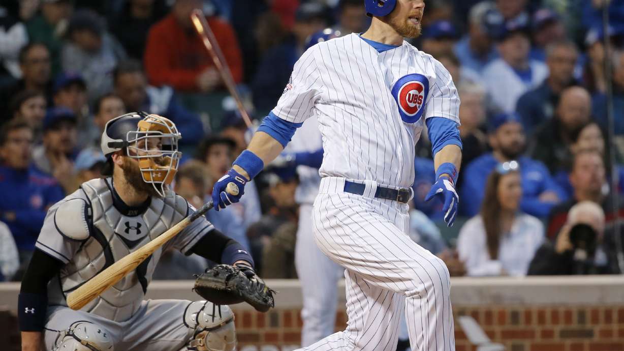 Zobrist, Cubs beat Padres 8-7 for 8th straight win