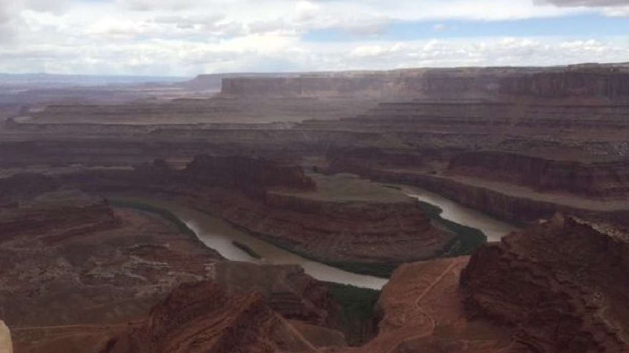 A view from Dead Horse State Park from this undated photo. Grand County Emergency Medical Services said two people were struck by lightning at the park on Thursday, June 24, 2021.
