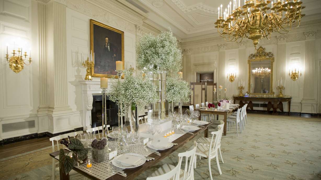 State dinner for Nordic allies takes a cue from the cold