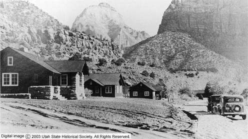 Home created by the CCC during the 1930s at Zion National Park. (Photo: Photo Courtesy Utah State Historical Society)