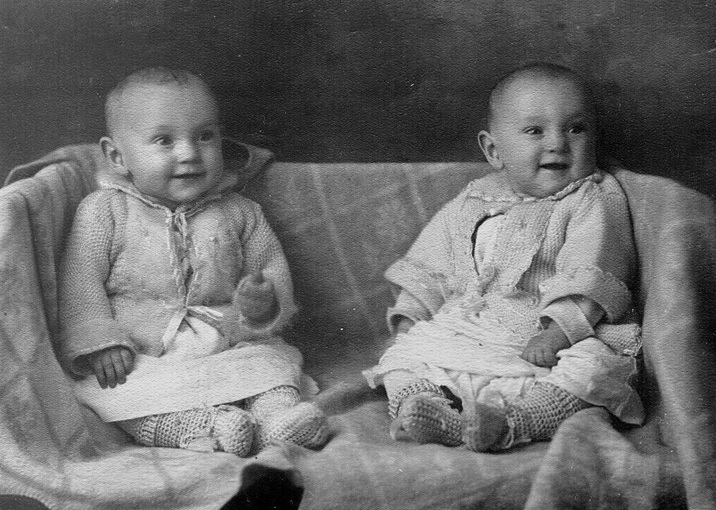 Velda Hansen and Veda Parkin photographed as babies. (Photo: Family photo)