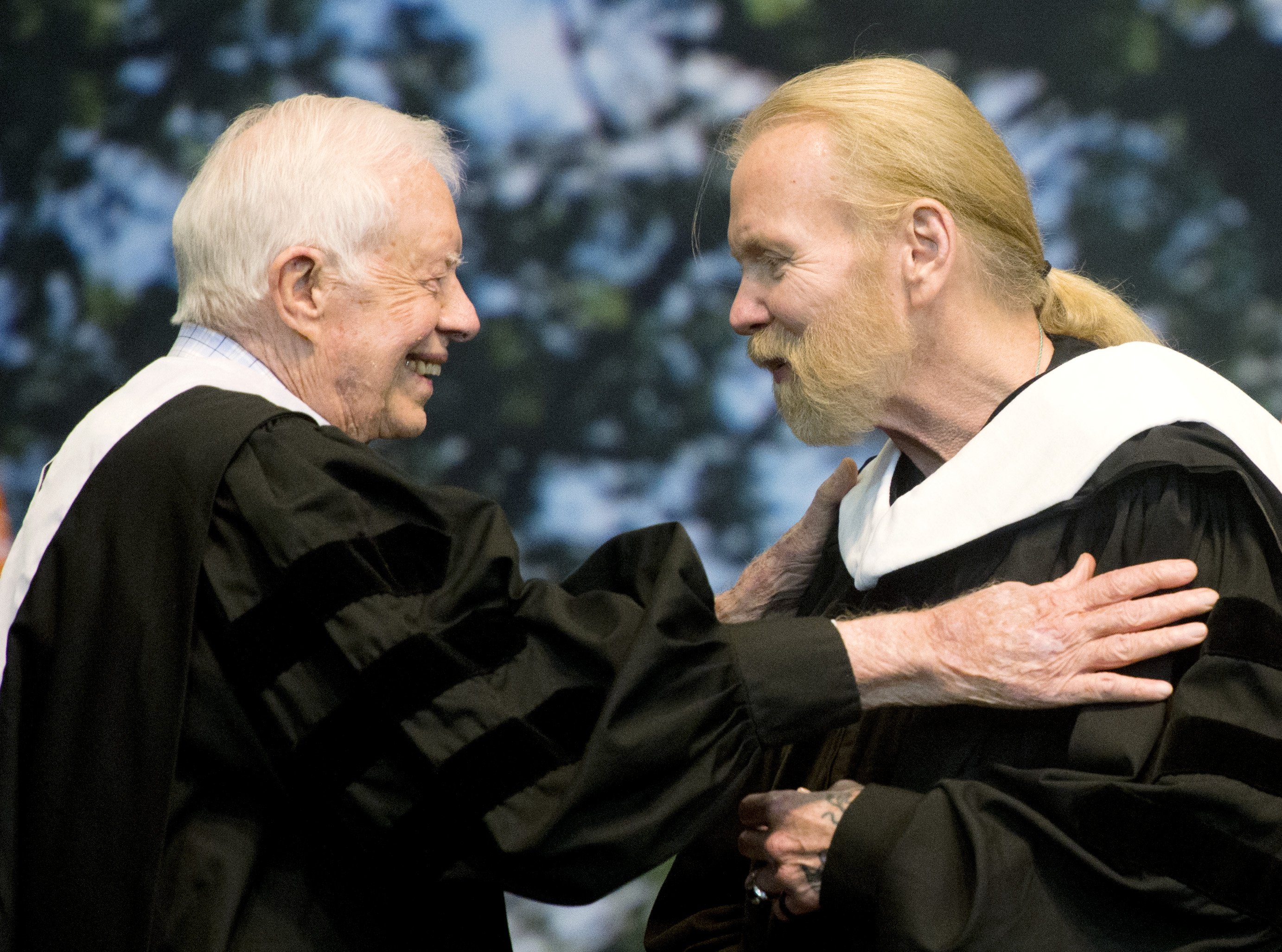 Jimmy Carter helps bestow degree on rock star Gregg Allman