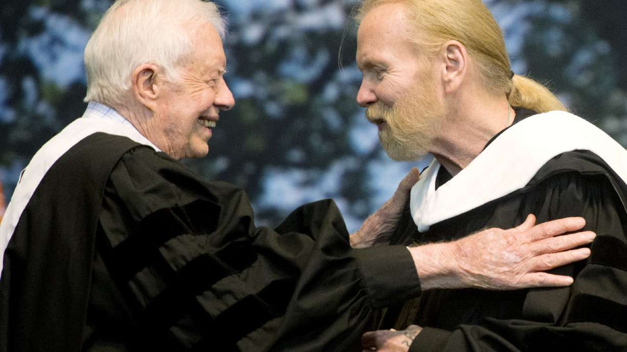 Jimmy Carter helps bestow degree on rock star Gregg Allman