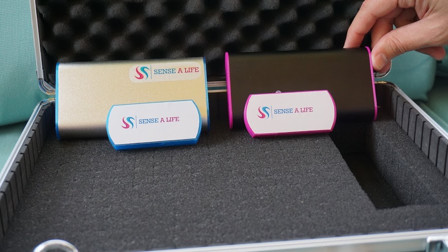 Sense a Life works with your smartphone. Photo: Sense a Life