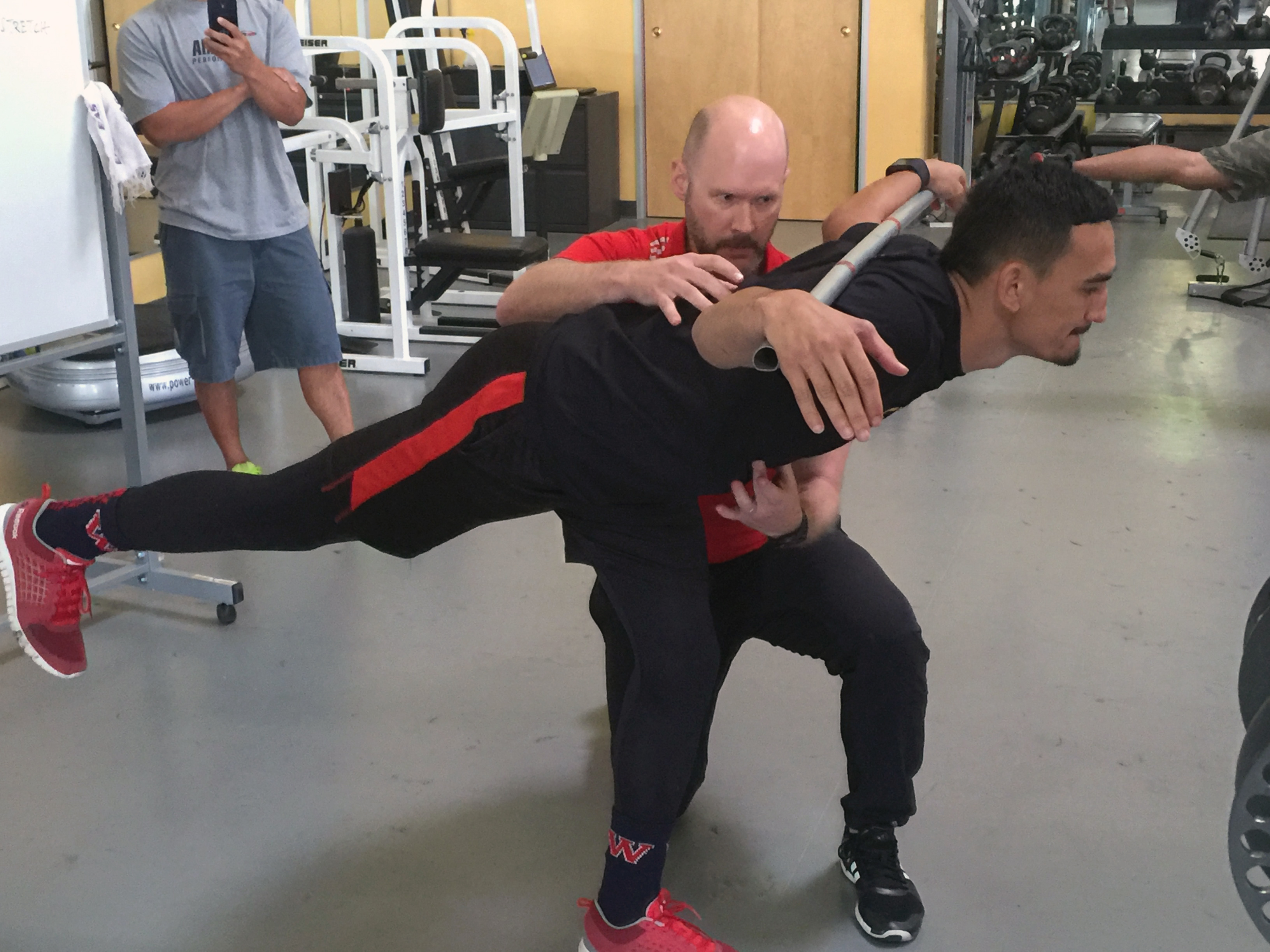 UFC fighters get a lesson in training